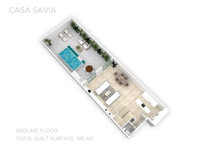 Vacation I Casa Savia, Private Pool, Luxury Interiors, 10min Walk To The *